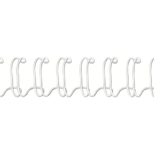 FELLOWES rel metall 34 boucles 10mm 3/8in blanc x 100pk
