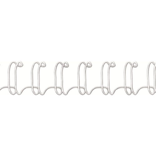FELLOWES rel metall 34 boucles 8mm blanc