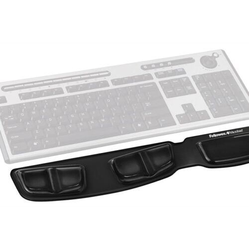 FELLOWES Repose-poignets clavier Health-V – Noir Antibactérien