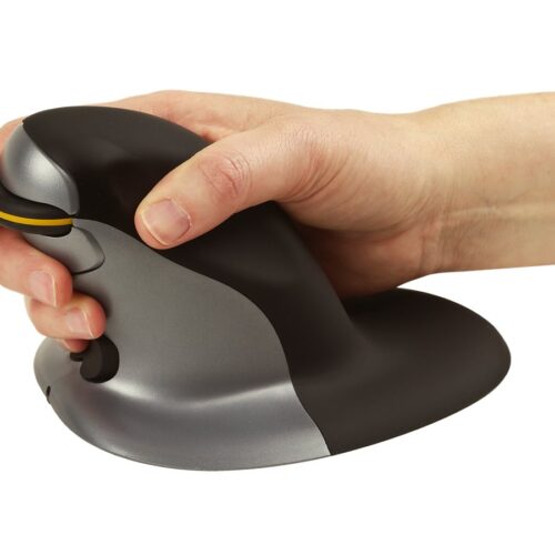 FELLOWES SOURIS VERTICALE AMBIDEXTRE PENGUIN SANS FIL – PETIT