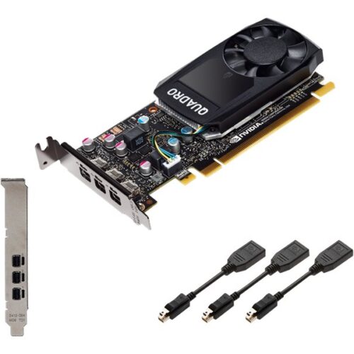 FUJITSU NVIDIA Quadro P400 2Go connectors 3x miniDP PCIe x16 without adapter Full Height