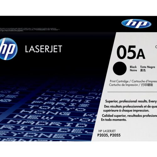 HP 05A original LaserJet Toner cartridge CE505A black standard capacity 2.300 pages 1-pack Smart Printing TechnologY