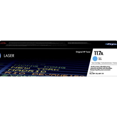 HP 117A Cyan Original Laser Toner Cartridge
