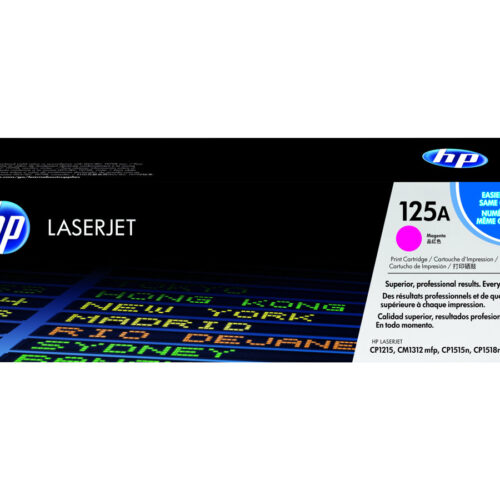 HP 125A original Colour LaserJet Toner cartridge CB543A magenta standard capacity 1.400 pages 1-pack