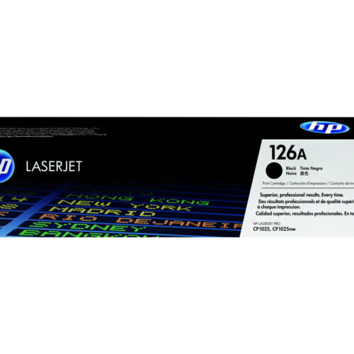 HP 126A original LaserJet Toner cartridge CE310A black standard capacity 1.200 pages 1-pack