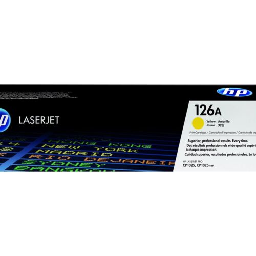 HP 126A original LaserJet Toner cartridge CE312A yellow standard capacity 1.000 pages 1-pack