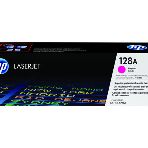 HP 128A original LaserJet Toner cartridge CE323A magenta standard capacity 1.300 pages 1-pack