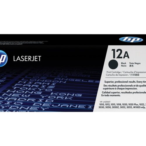 HP 12A original LaserJet original Toner cartridge Q2612A black standard capacity 2.000 pages 1-pack