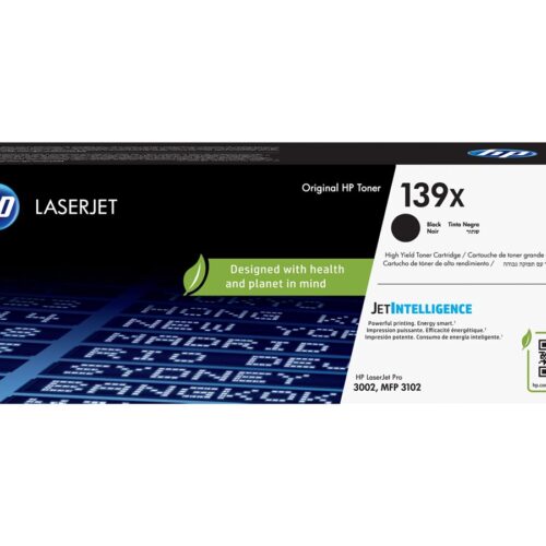 HP 139X High Yield Black Original LaserJet Toner Cartridge