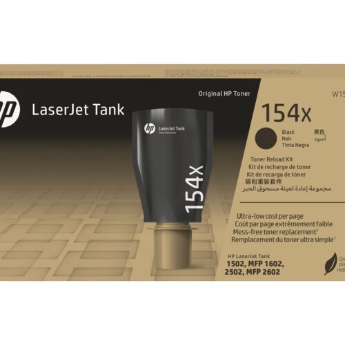 HP 154X High Yield Black Original LaserJet Tank Toner Reload Kit