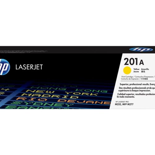 HP 201A original Toner cartridge CF402A yellow 1.330 pages standard capacity