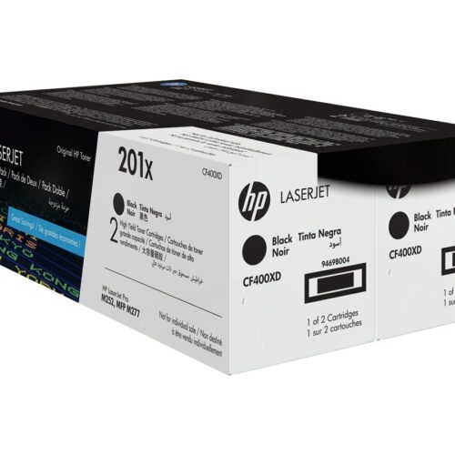 HP 201X original LaserJet Toner cartridge CF400XD Black High Yield 2-pack