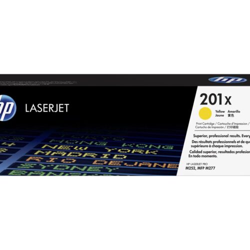 HP 201X original Toner cartridge CF402X yellow 2.300 pages high capacity