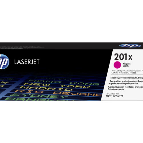 HP 201X original Toner cartridge CF403X magenta 2.300 pages high capacity