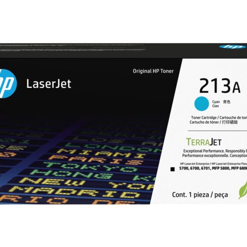 HP 213A Cyan Original LaserJet Toner Cartridge