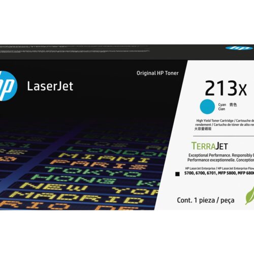 HP 213X Cyan Original LaserJet Toner Cartridge