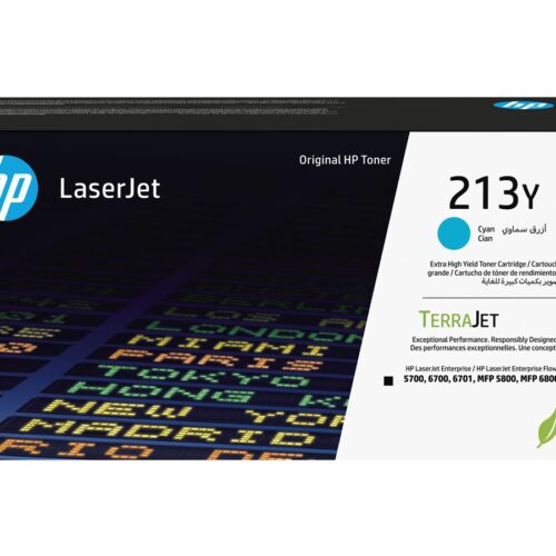 HP 213Y Cyan Original LaserJet Toner Cartridge
