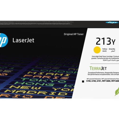 HP 213Y Yellow Original LaserJet Toner Cartridge