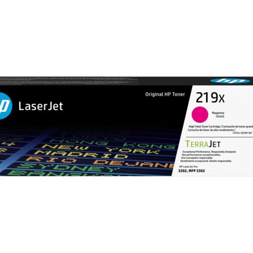 HP 219X High Yield Magenta Original LaserJet Toner Cartridge