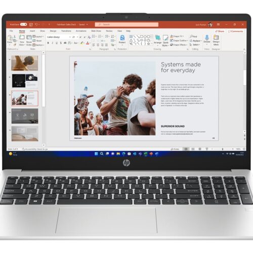 HP 255 G10 AMD Ryzen 3 7330U 15.6p FHD 8Go 256Go SSD AMD Radeon Graphics W11P Silver 1/1/0