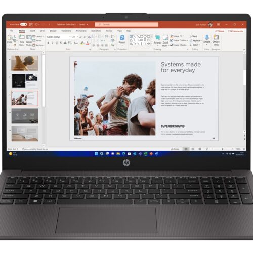 HP 255 G10 AMD Ryzen 3 7330U 15.6p FHD 8Go 512Go SSD AMD Radeon Graphics W11H Dark Silver 1/1/0