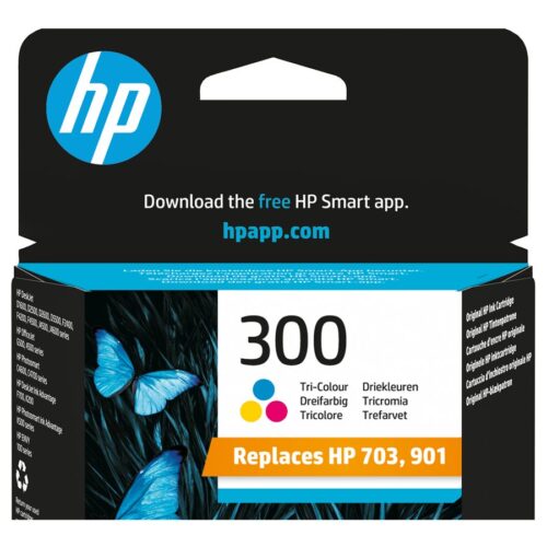 HP 300 original Ink cartridge CC643EE UUS tri-colour standard capacity 4ml 165 pages 1-pack with Vivera Ink cartridge