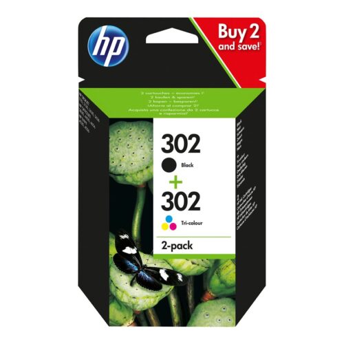 HP 302 original Ink cartridge X4D37AE Combo 2-Pack