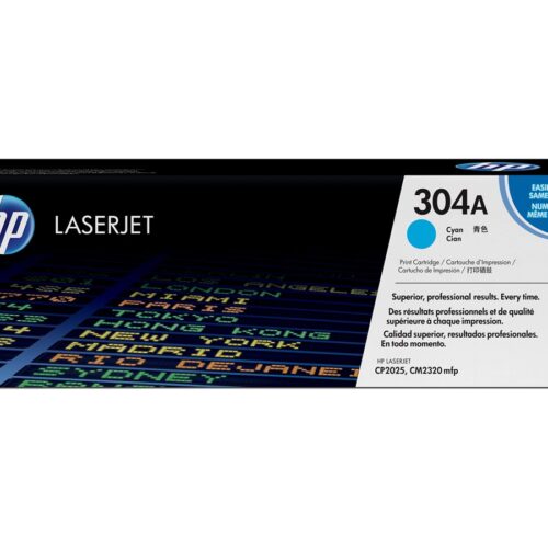 HP 304A original Colour LaserJet Toner cartridge CC531A cyan standard capacity 2.800 pages 1-pack ColorSphere