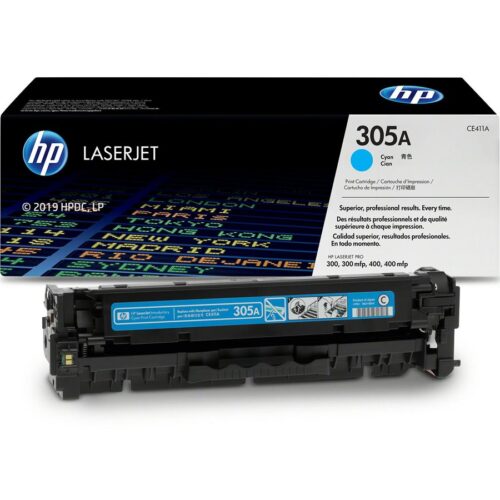 HP 305A original LaserJet Toner cartridge CE411A cyan standard capacity 2.600 pages 1-pack