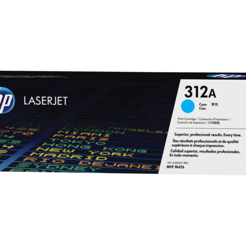 HP 312A original Toner cartridge CF381A cyan standard capacity 2.700 pages 1-pack