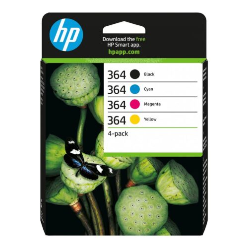 HP 364 original CMYK Ink cartridge N9J73AE 301 combo 4-Pack