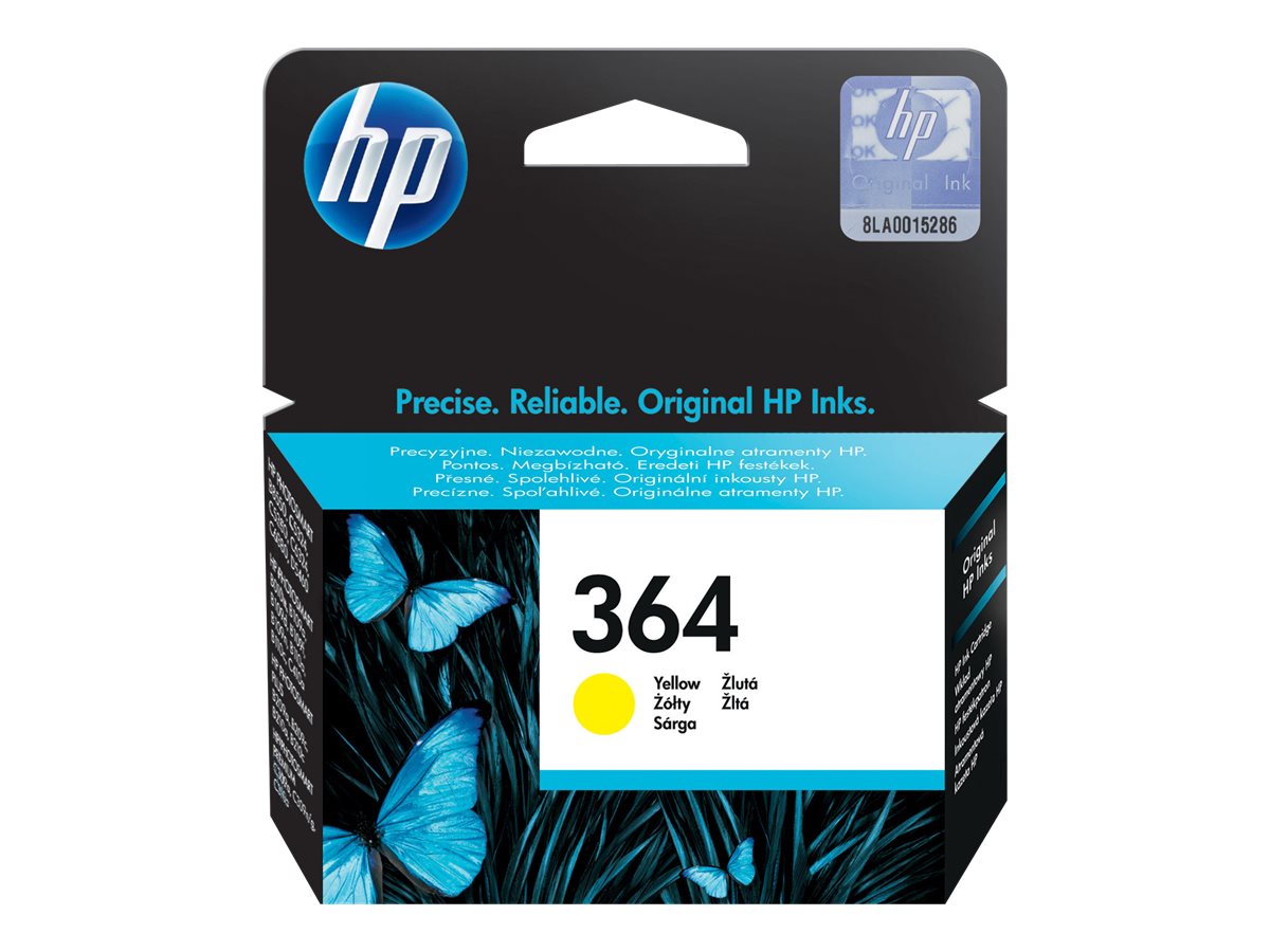 HP 364 original Ink cartridge CB320EE 301 yellow 3ml 300 pages 1-pack Blister multi tag with Photosmart Ink cartridge