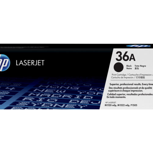 HP 36A original LaserJet Toner cartridge CB436A black standard capacity 2.000 pages 1-pack