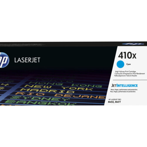 HP 410X original Toner cartridge CF411X cyan HY