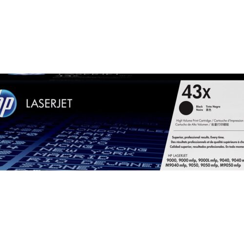 HP 43X original LaserJet original Toner cartridge C8543X black high capacity 30.000 pages 1-pack