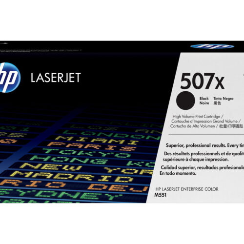 HP 507X original Toner cartridge CE400X black high capacity 11.000 pages 1-pack