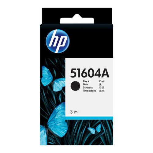 HP 51604A original Ink cartridge black standard capacity 750.000 characters 1-pack for ThInk cartridgejet and Quietjet printers