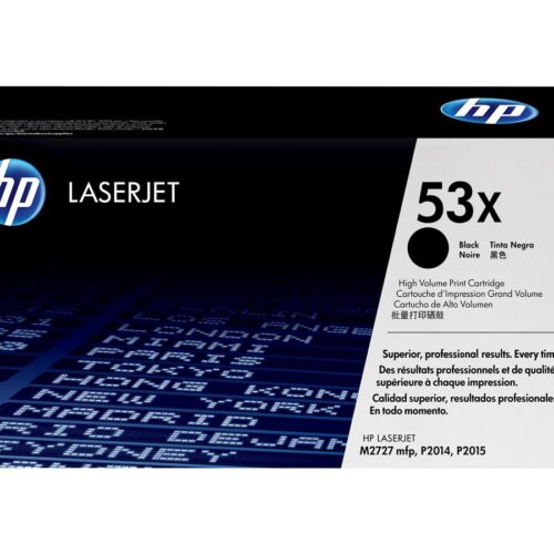 HP 53X original LaserJet Toner cartridge Q7553X black standard capacity 7.000 pages 1-pack