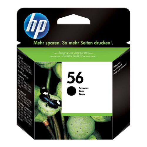 HP 56 original Ink cartridge C6656AE UUS black high capacity 19ml 520 pages 1-pack