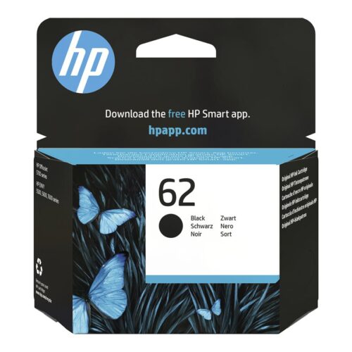 HP 62 original Ink cartridge C2P04AE UUS black standard capacity 1-pack
