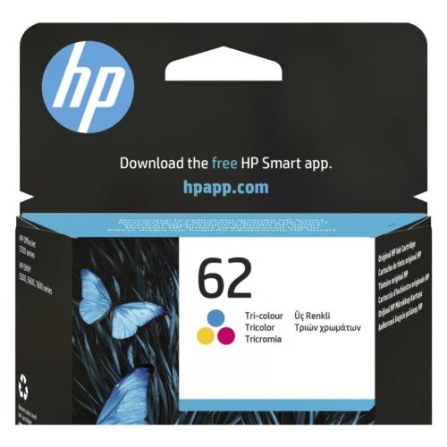 HP 62 original Ink cartridge C2P06AE UUS tri-colour standard capacity 1-pack