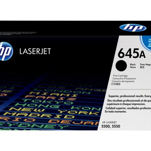 HP 645A original Colour LaserJet Toner cartridge C9730A black standard capacity 13.000 pages 1-pack