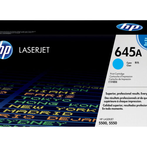 HP 645A original Colour LaserJet Toner cartridge C9731A cyan standard capacity 12.000 pages 1-pack