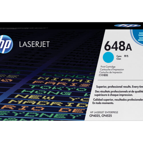 HP 648A original Color LaserJet Toner cartridge CE261A cyan standard capacity 11.000 pages 1-pack