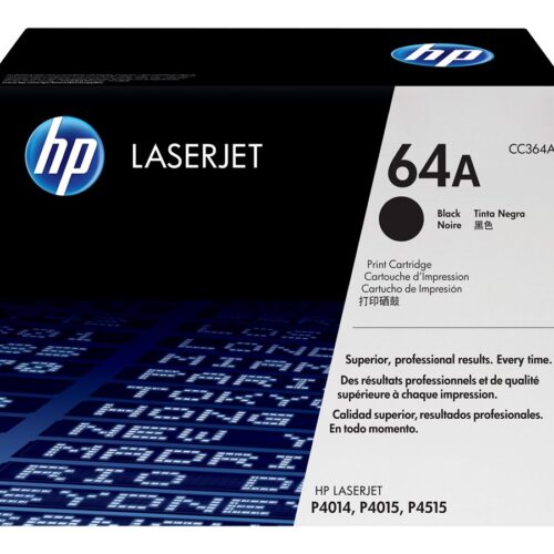 HP 64A original LaserJet Toner cartridge CC364A black standard capacity 10.000 pages 1-pack Smart Printing Technology