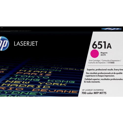 HP 651A original Toner cartridge CE343A magenta standard capacity 16.000 pages 1-pack