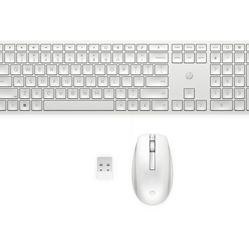 HP 655 Wireless Keyboard and Mouse Combo White (FR)