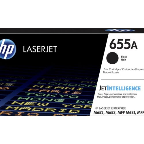 HP 655A original LaserJet Toner cartridge CF450A Black