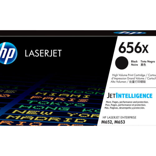 HP 656X original LaserJet Toner cartridge CF460X Black High Yield