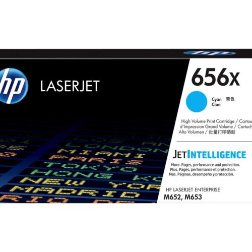 HP 656X original LaserJet Toner cartridge CF460X Cyan High Yield